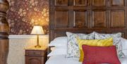 Wood panelled bed at The Old Parsonage
