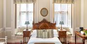 Bedroom with duoble bed at The Old Parsonage
