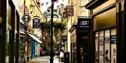 A street in the City Centre of Bath