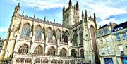 Exterior shot of Bath Abbey