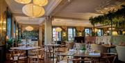 Interior of the Boho Marché Restaurant at The Francis Hotel Bath