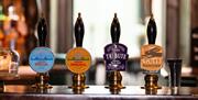 The bar at the Lock Keeper pub, near Bath & Bristol