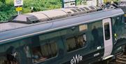 Train at Castle Cary station