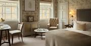 One of the bedrooms at The Queensberry Hotel in Bath