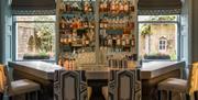 Interior of the bar at The Queensberry Hotel in Bath