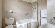 An en-suite bathroom at The Royal Hotel Bath