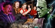 The Creature Frankenstein and visitors to the museum