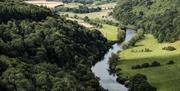 Aerial view of Wye Valley