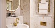 One of the en-suite bathrooms at The Francis Hotel Bath