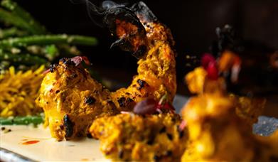 Tandoori prawn
