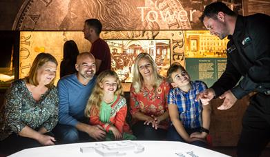 Family at The Royal Mint Experience