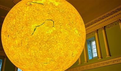 Helios art sculpture displayed at Bath Assembly Rooms, Somerset | © National Trust/James Dobson