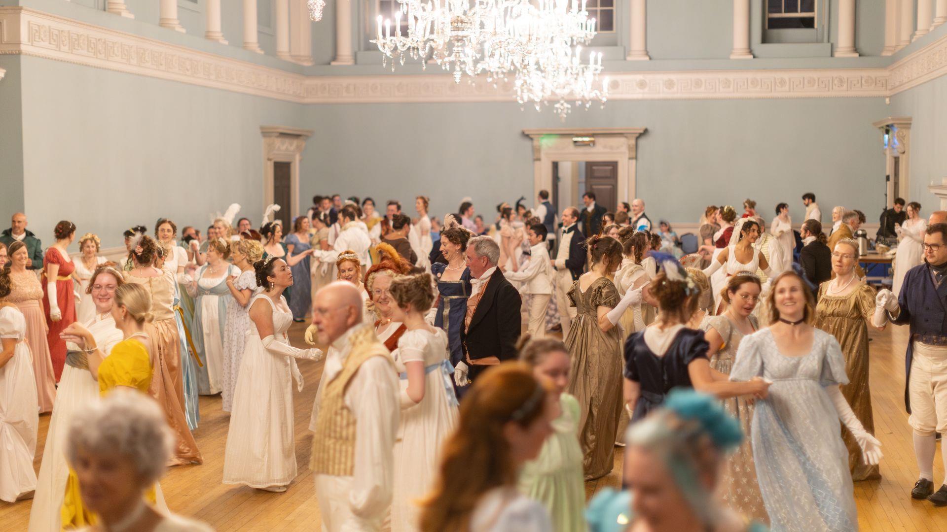 Jane Austen Festival ball in Assembly Rooms