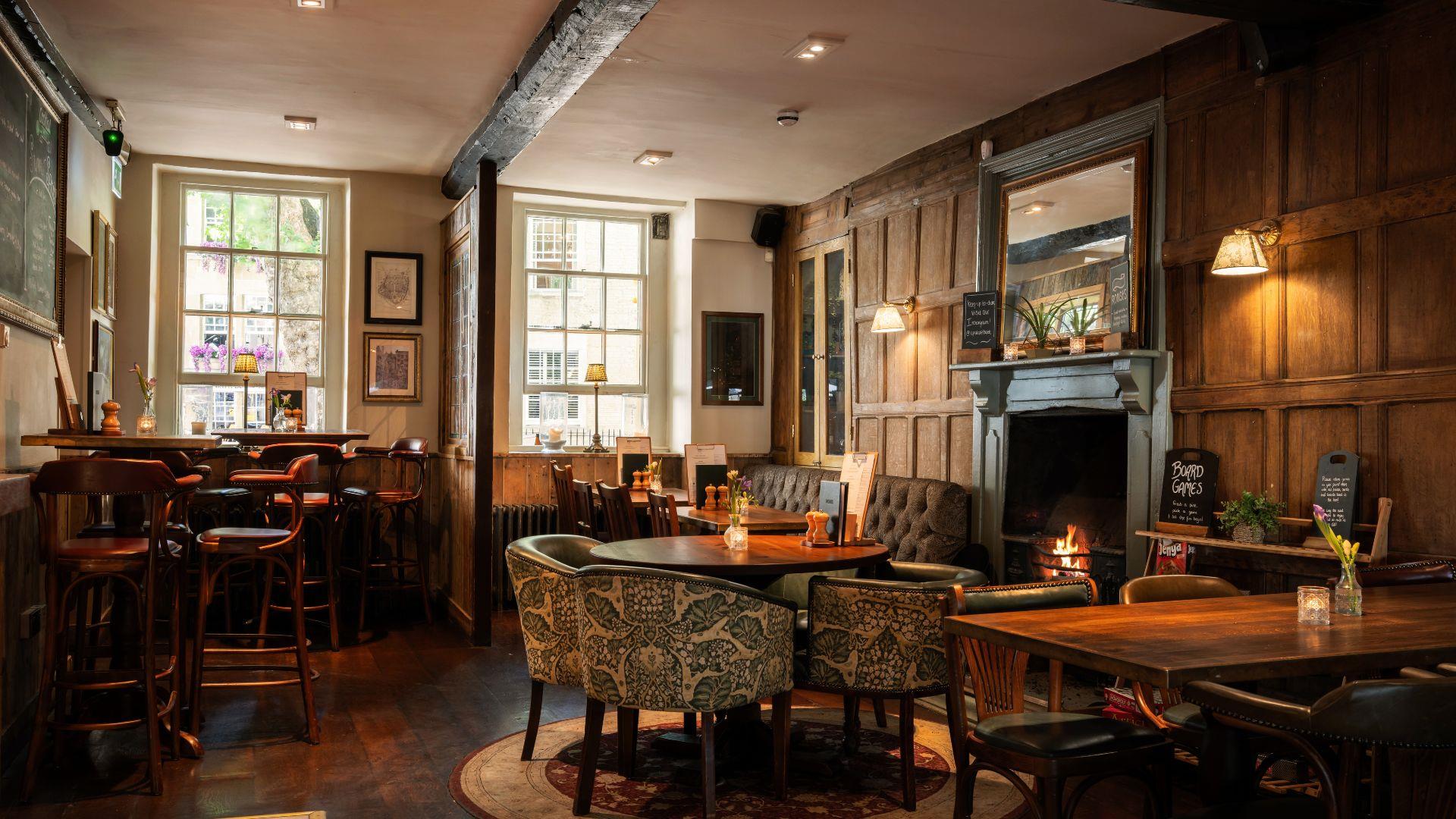 The Crystal Palace bar interior in Bath