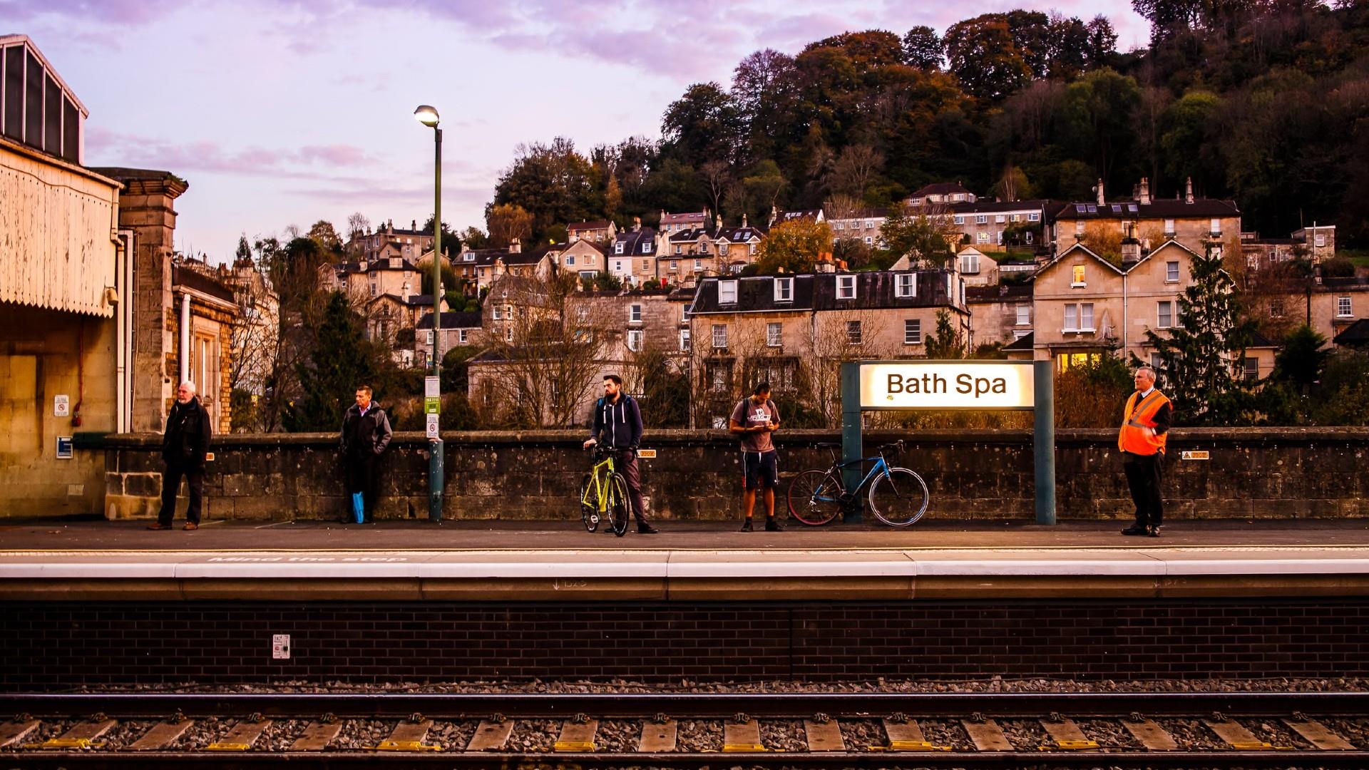 Platform at Bath Spa Train Station CREDIT Derek McCoy