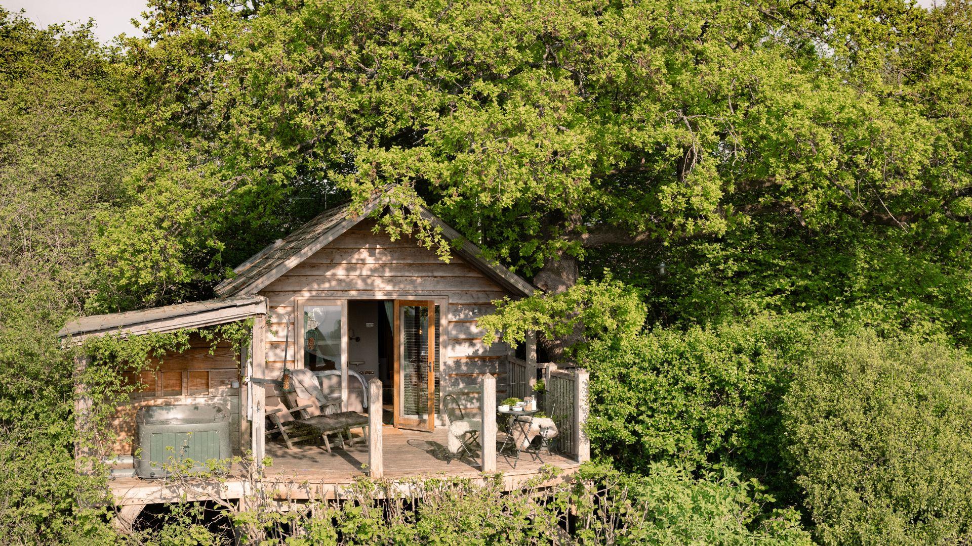 Self-Catering - Oakdown Treehouse Outside