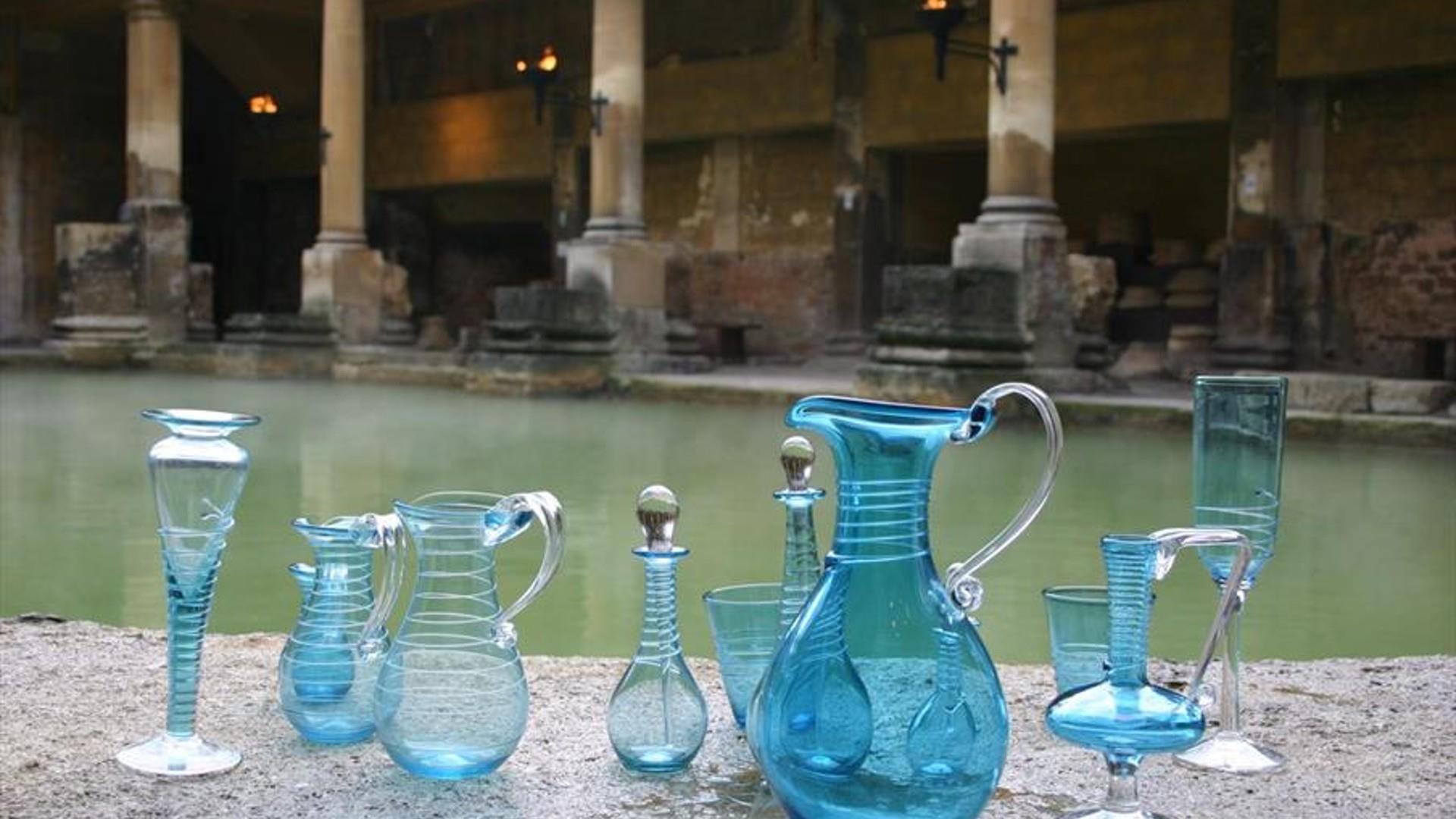 Bath Aqua Glass - Roman Baths