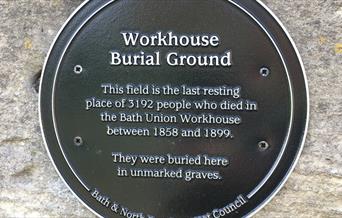 Plaque for Workhouse Burial Ground
