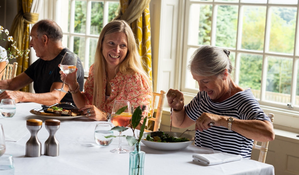 Guests enjoying brunch on the Metabolic Health Programme. Guests enjoying brunch on the Metabolic Health Programme.