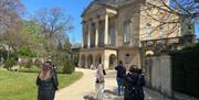 tour group at Holburne Museum