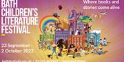 Poster for Bath Children's Literature Festival 2022