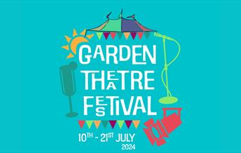 A poster for Bath's Garden Theatre Festival 2024