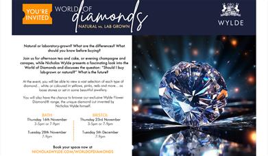 World Of Diamonds Event Flier