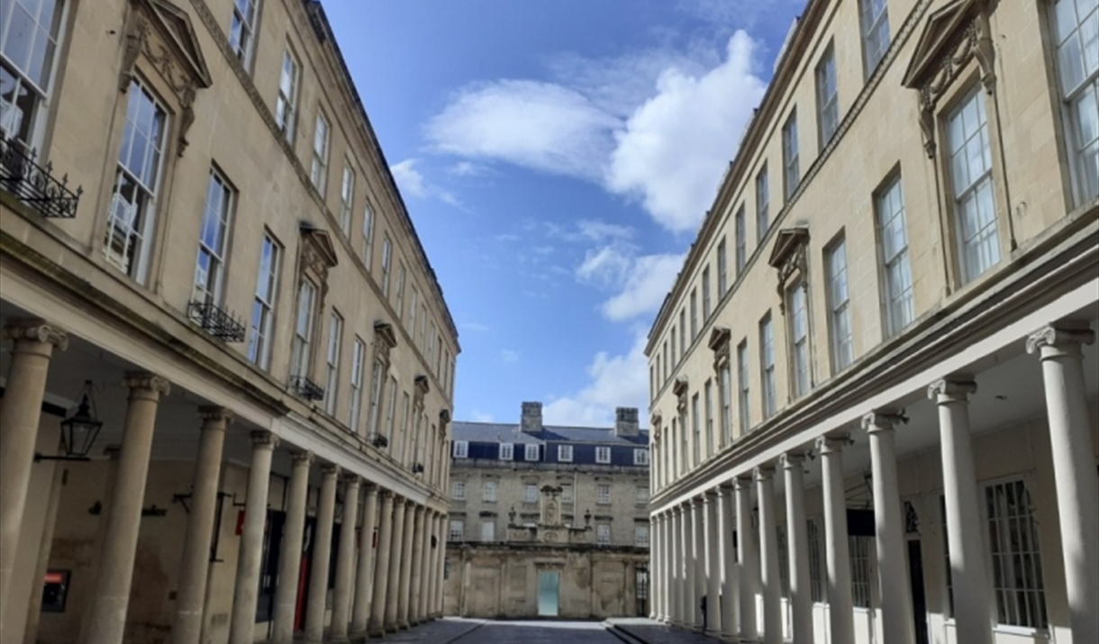 Empty street in Bath