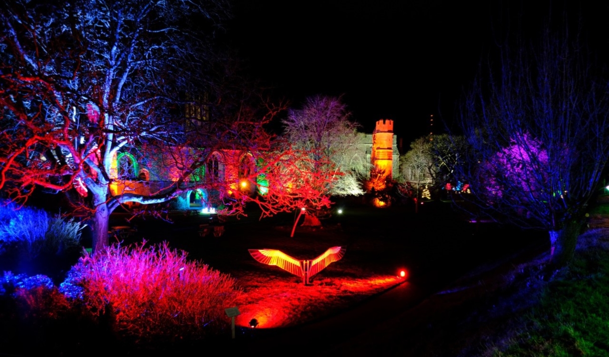 Christmas Illuminations at The Bishop's Palace