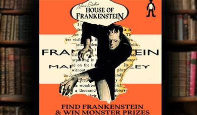 House of Frankenstein Find Frankenstein event poster