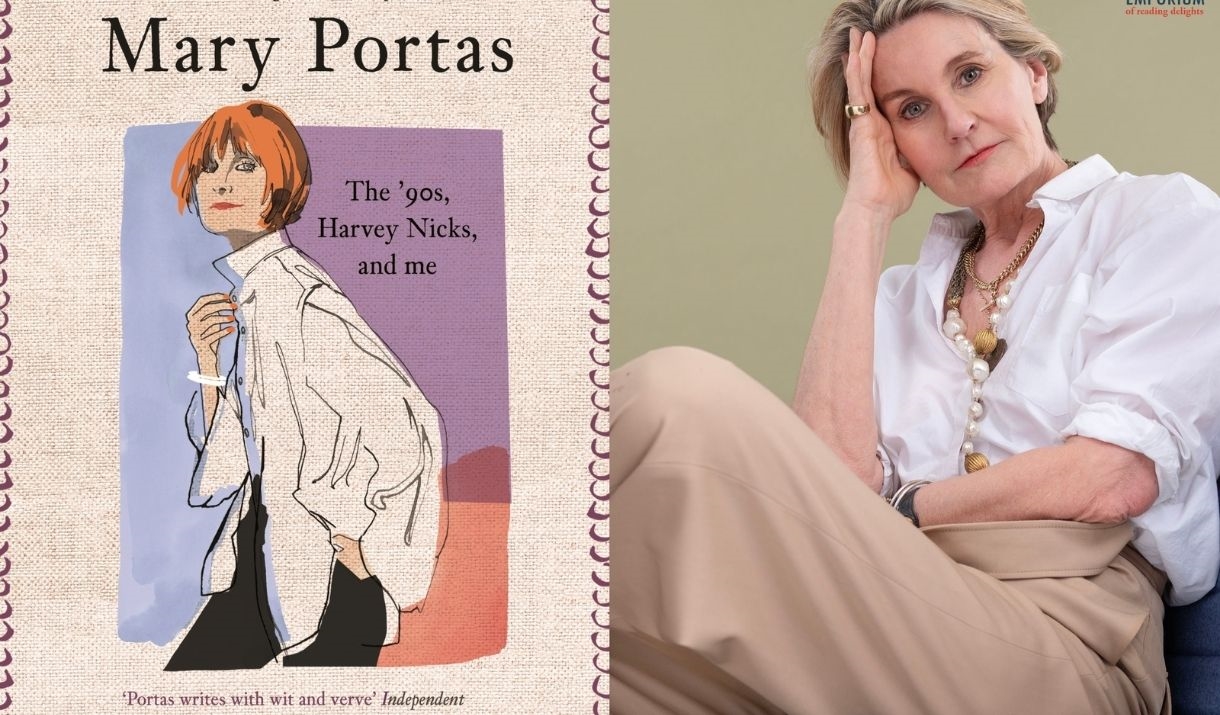 Mary Portas and the cover of her book. Mary Portas and the cover of her book.