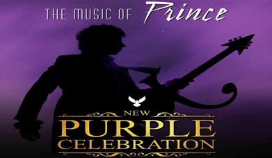 The New Purple celebration poster. 