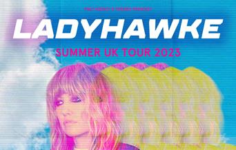 Publicity poster for Ladyhawke's Summer UK Tour 2023