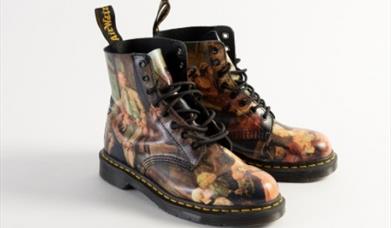 A pair of Doctor Marten boots