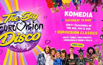 The Big Eurovision disco poster