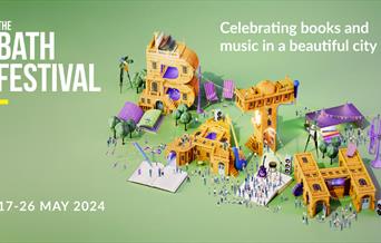 A publicity poster for The Bath Festival 2024
