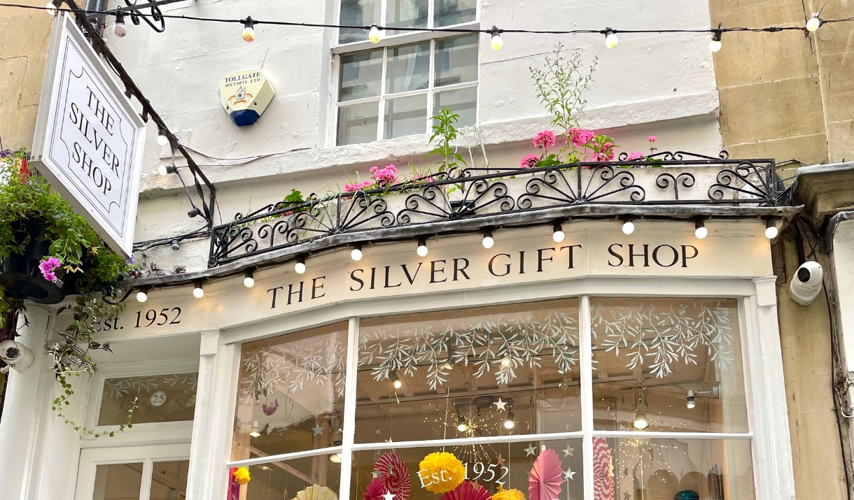 Exterior of The Silver Shop of Bath