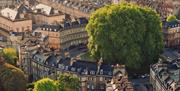 Aerial view of Bath