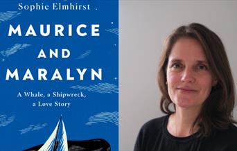 Author Sophie Elmhirst with her book Maurice and Maralyn