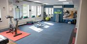 The gym at YMCA Bath's Health & Wellbeing Centre