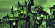 green filter on Bath Abbey